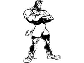  Devil Head Stance_ M B 1 Decal Proportional