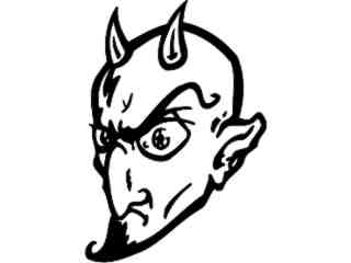  Devil Head_ M B 1 Decal Proportional