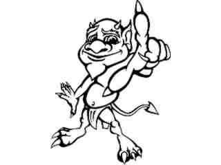  Devil Number One_ M B 1 Decal Proportional