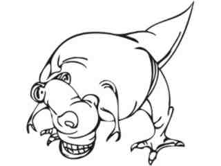  Dinosaurs Toonish_ 0 3 4 Decal Proportional