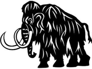  Dinosaurs_ Woolly Mammoth_ 1 3 5_ V A 1 Decal Proportional