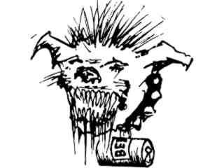  Dog Beer Foam_ D T L Decal Proportional