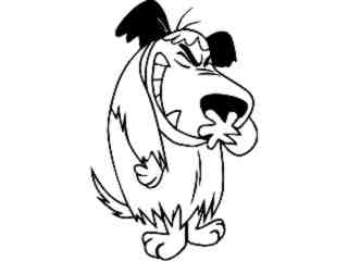  Dog He He He Decal Proportional