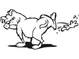  Dog Pisser 1 Decal Proportional