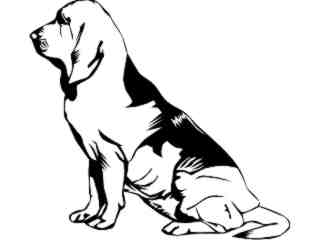  Dogs_ Bloodhound 0 3 D R_ P A 1 Decal Proportional