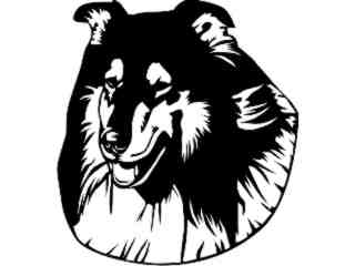  Dogs_ Collie Head D R_ P A 1 Decal Proportional