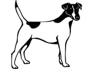  Dogs_ Fox Terrier_ P A 1 Decal Proportional