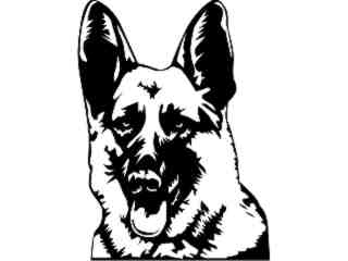  Dogs_ German Shepherd 0 2 D R_ P A 1 Decal Proportional