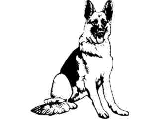 Dogs_ German Shepherd 0 3 D R_ P A 1 Decal Proportional