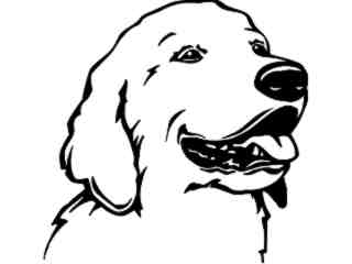  Dogs_ Golden Retreiver 0 1_ P A 1 Decal Proportional