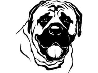  Dogs_ Mastiff_ P A 1 Decal Proportional