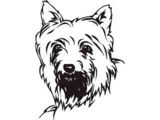  Dogs_ Silky Terrier_ P A 1 Decal Proportional