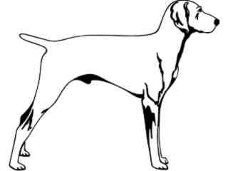  Dogs_ Weimaraner_ 1 3 7_ V A 1 Decal Proportional