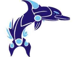  Dolphin High Jump_ G D 1 Decal Proportional