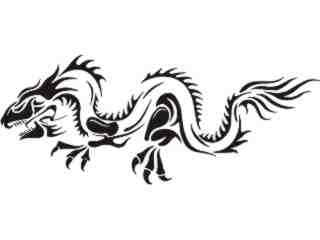  Dragon Tribal 0 7 Decal Proportional