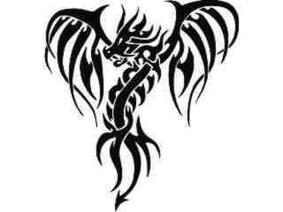  Dragon Tribal 1 2 Decal Proportional