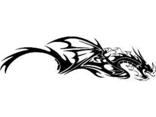  Dragon Tribal Flame_ G D G Decal Proportional