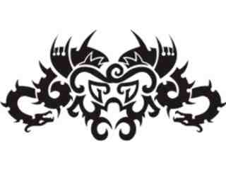  Dragon Tribalized_ 2 1 2 Decal Proportional