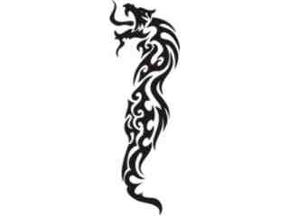  Dragon Tribalized_ 2 1 8 Decal Proportional