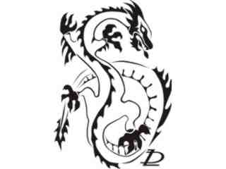  Dragon Tribalized_ 2 3 3 Decal Proportional