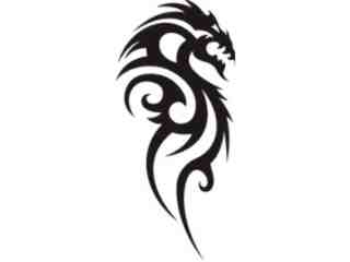  Dragon Tribalized_ 2 3 7 Decal Proportional