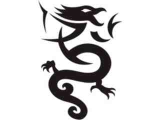  Dragon Tribalized_ 2 4 5 Decal Proportional