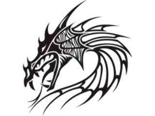  Dragon Tribalized_ 2 4 9 Decal Proportional