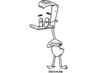  Duckman Decal Proportional