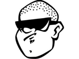  Dude Cool Hmm Decal Proportional