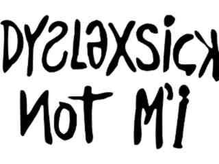  Dyslexick Decal Proportional