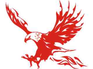  Eagle Body Flaming_ 2 1_ E F 1 Decal Proportional