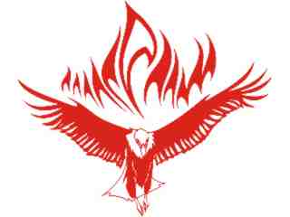  Eagle Body Flaming_ 2 4_ E F 1 Decal Proportional