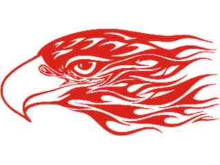  Eagle Flame Head_ 0 7_ E F 1 Decal Proportional