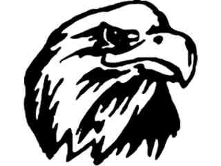  Eagle Head 2 Decal Proportional