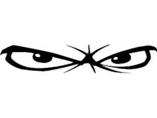  Eyes Cat Decal Proportional