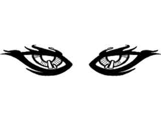  Eyes Hypnotise Decal Proportional