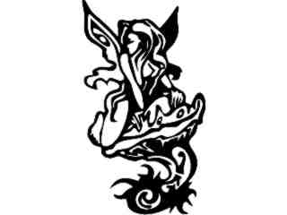  Fairy Mushroom 1 Decal Proportional