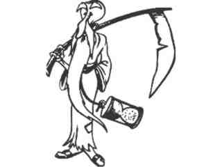  Father Time Decal Proportional