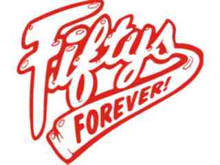  Fifties Forever Decal Proportional