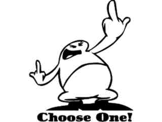  Finger Choose Decal Proportional