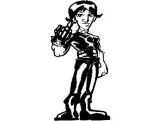  Finger Dude Leather_ G D G Decal Proportional