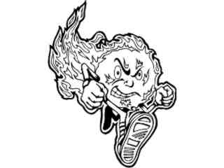  Fire Ball Sun Runner_ M B 1 Decal Proportional