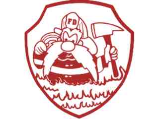  Fire Fighter Yosimite Sam Decal Proportional