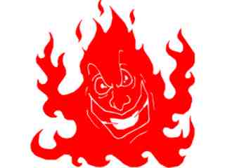  Fireman Flamer Decal Proportional