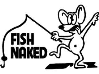  Fish Naked Decal Proportional