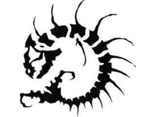  Fish Skeleton Decal Proportional