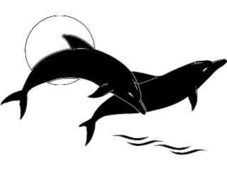  Fish_ Dolphins D H_ P A 1 Decal Proportional