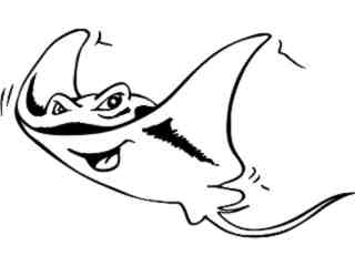  Fish_ Manta Ray D H_ P A 1 Decal Proportional