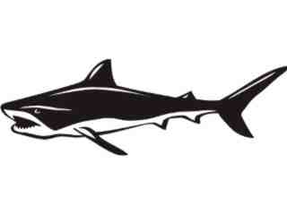  Fish_ Shark_ P A 1 Decal Proportional