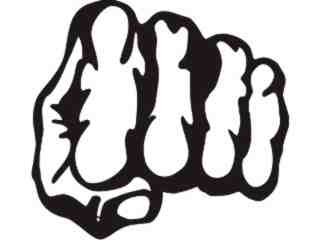  Fist Decal Proportional